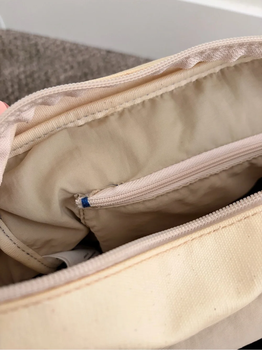Petunia Pickle Bottom Boxy Diaper Bag - Cream, Mint & Navy